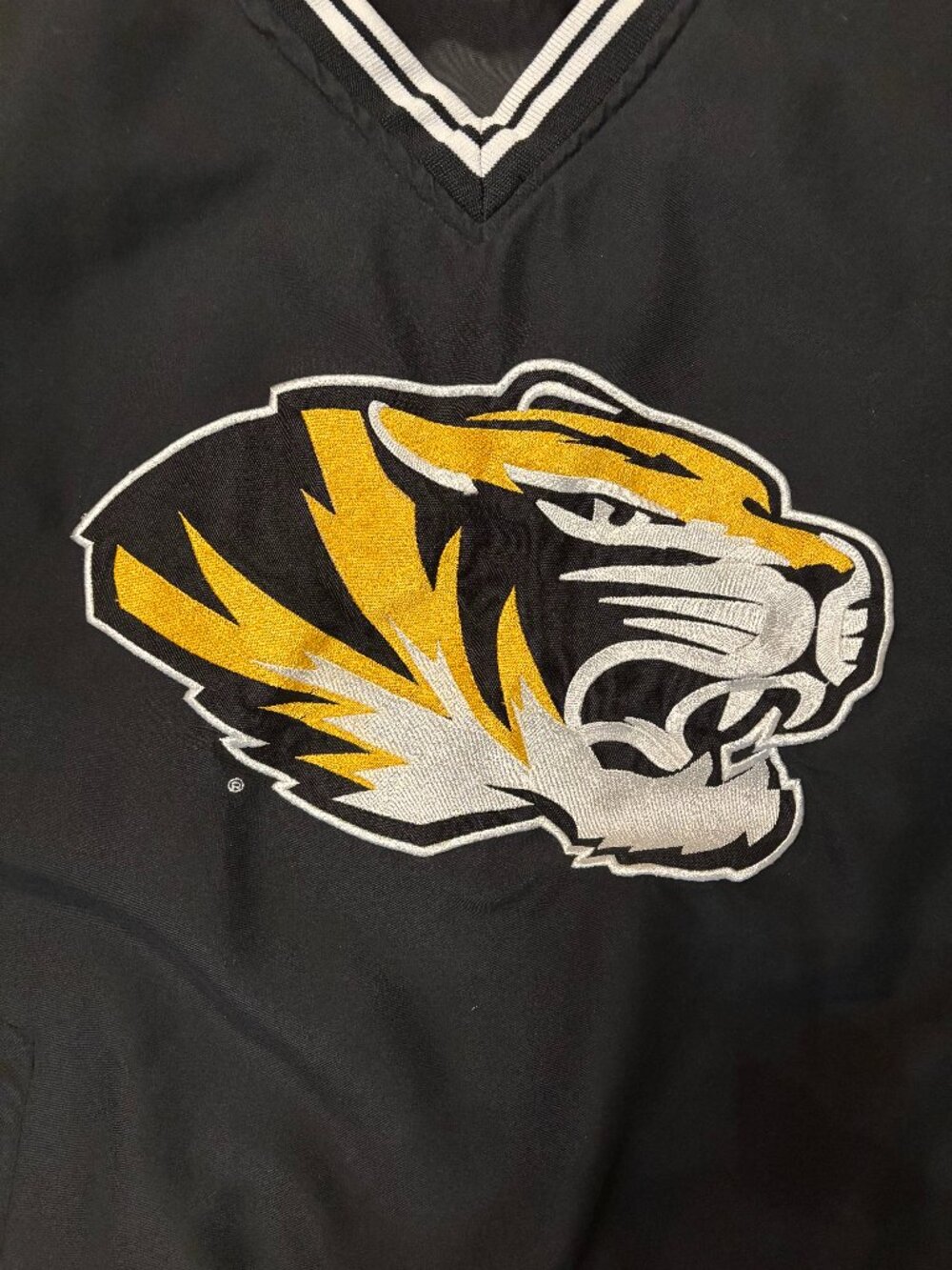 Vintage Mizzou Tigers Pullover Windbreaker